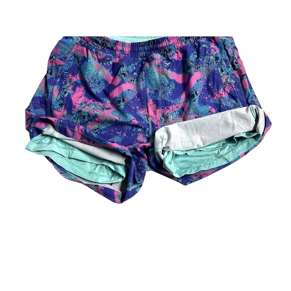 Birddogs Shorts Mens XL Purple Pink Splatter Lined Baysiders Boomstick 7" Inseam - Picture 7 of 15